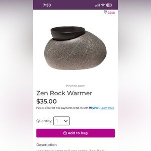 Scents Zen Rock Warmer
